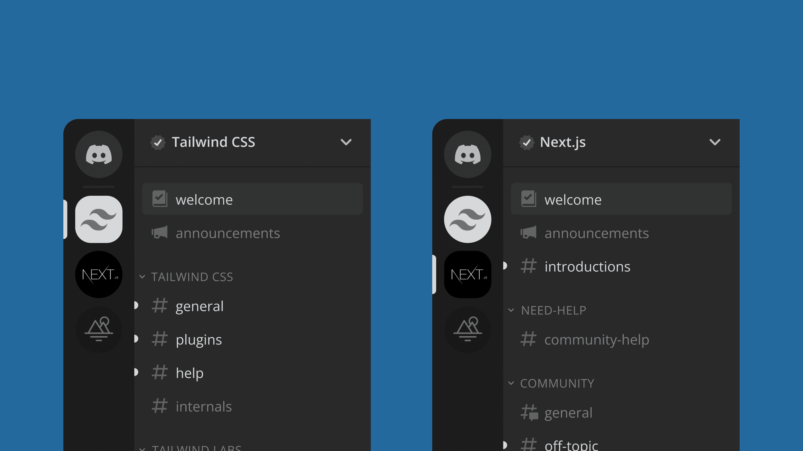 Dynamic server and channel links